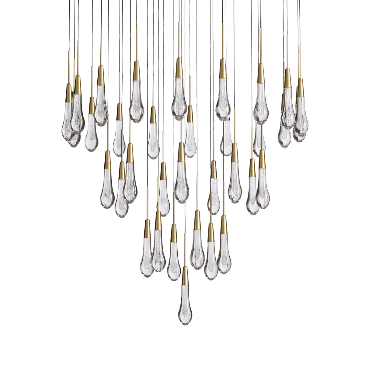Soltaire Round Chandelier 17" 24" 36“ 58“ - lampmodern