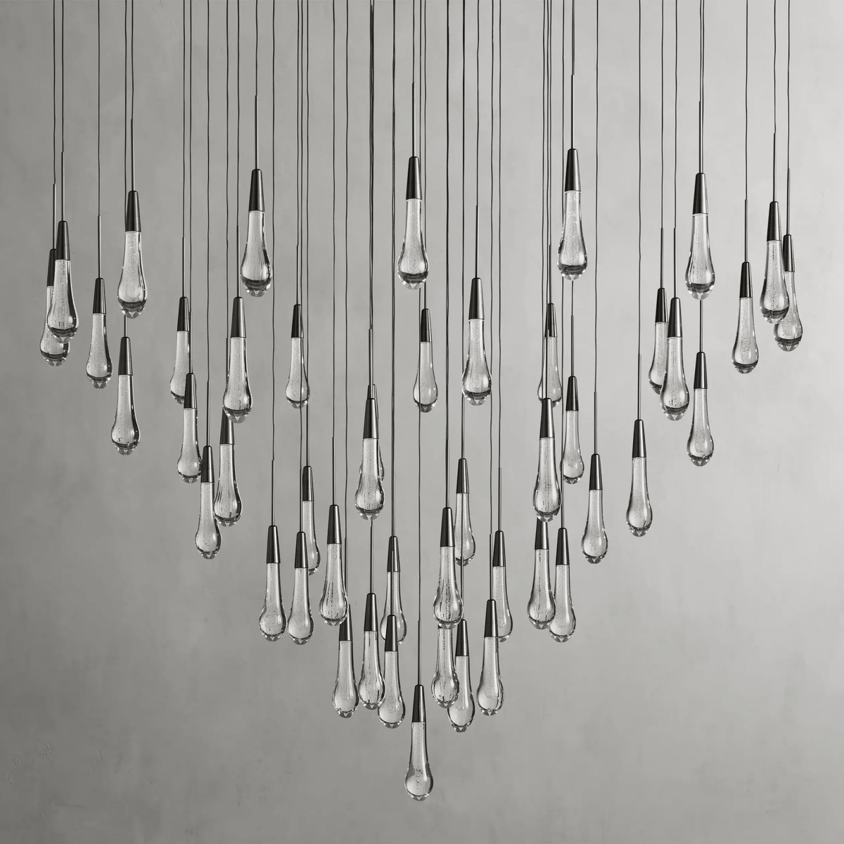 Soltaire Round Chandelier 17" 24" 36“ 58“ - lampmodern