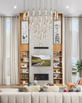 Soltaire Round Chandelier - lampmodern