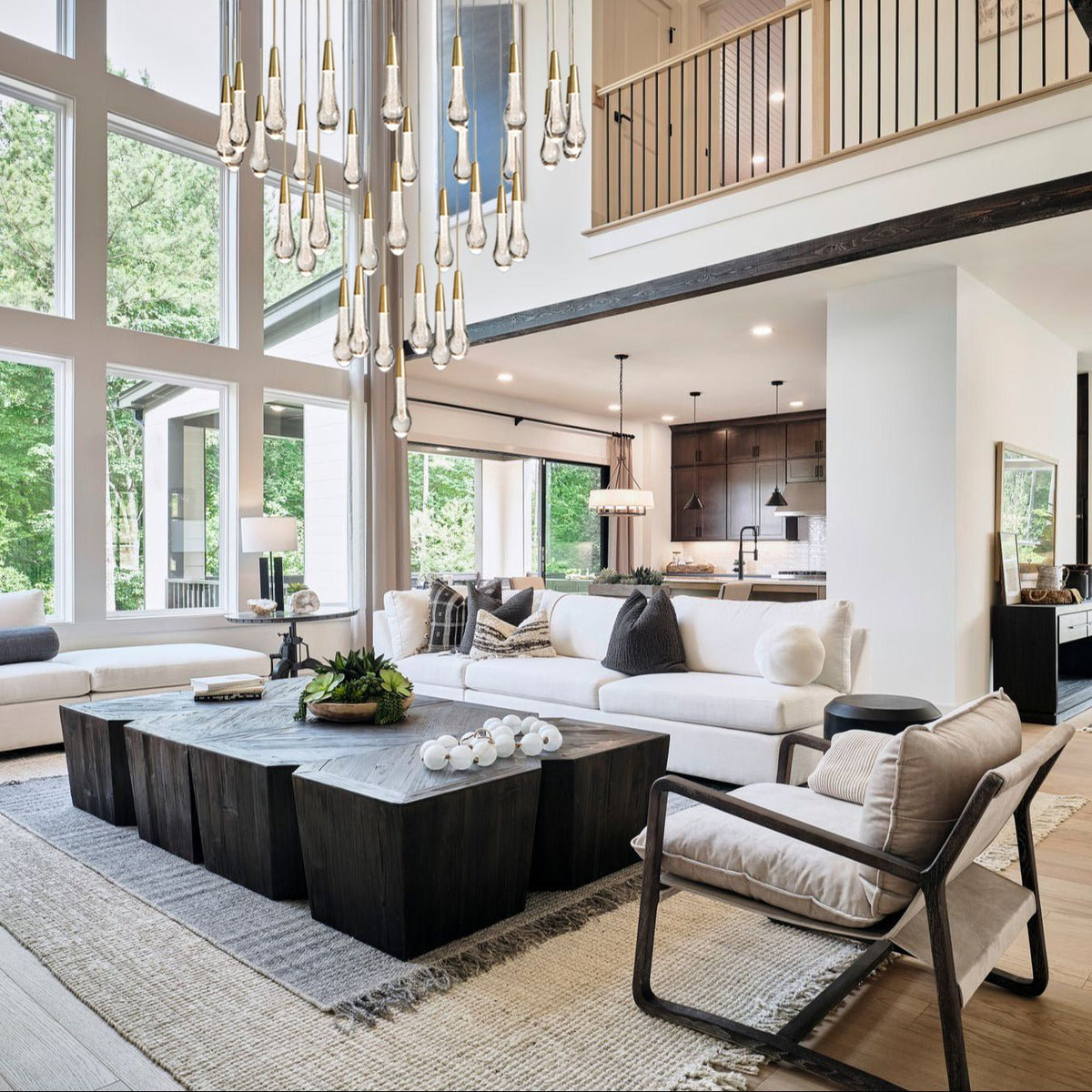 Soltaire Round Chandelier - lampmodern