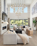 Soltaire Round Chandelier - lampmodern