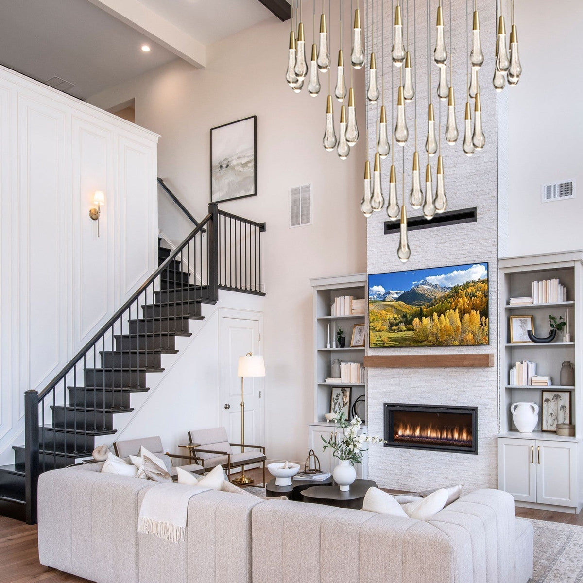 Soltaire Round Chandelier - lampmodern