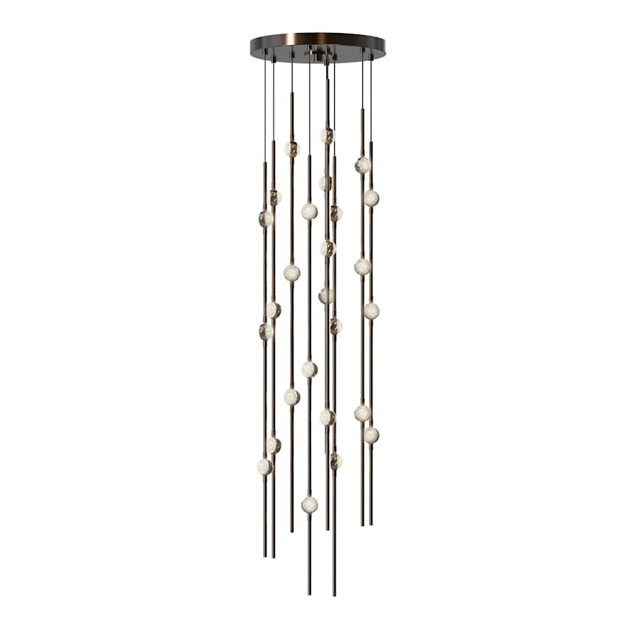 Sonne Constellation 12" Wide Beaded Chandelier 26 Light 2700K - lampmodern