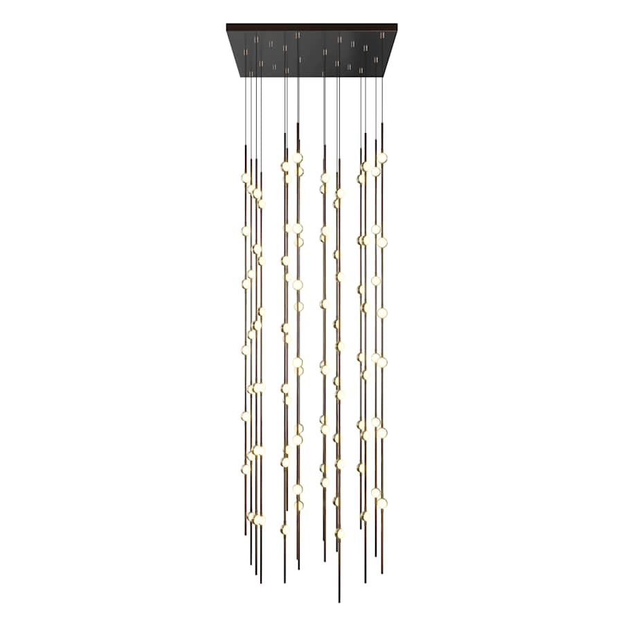 Sonne Constellation 22in Wide Beaded LED Chandelier - lampmodern