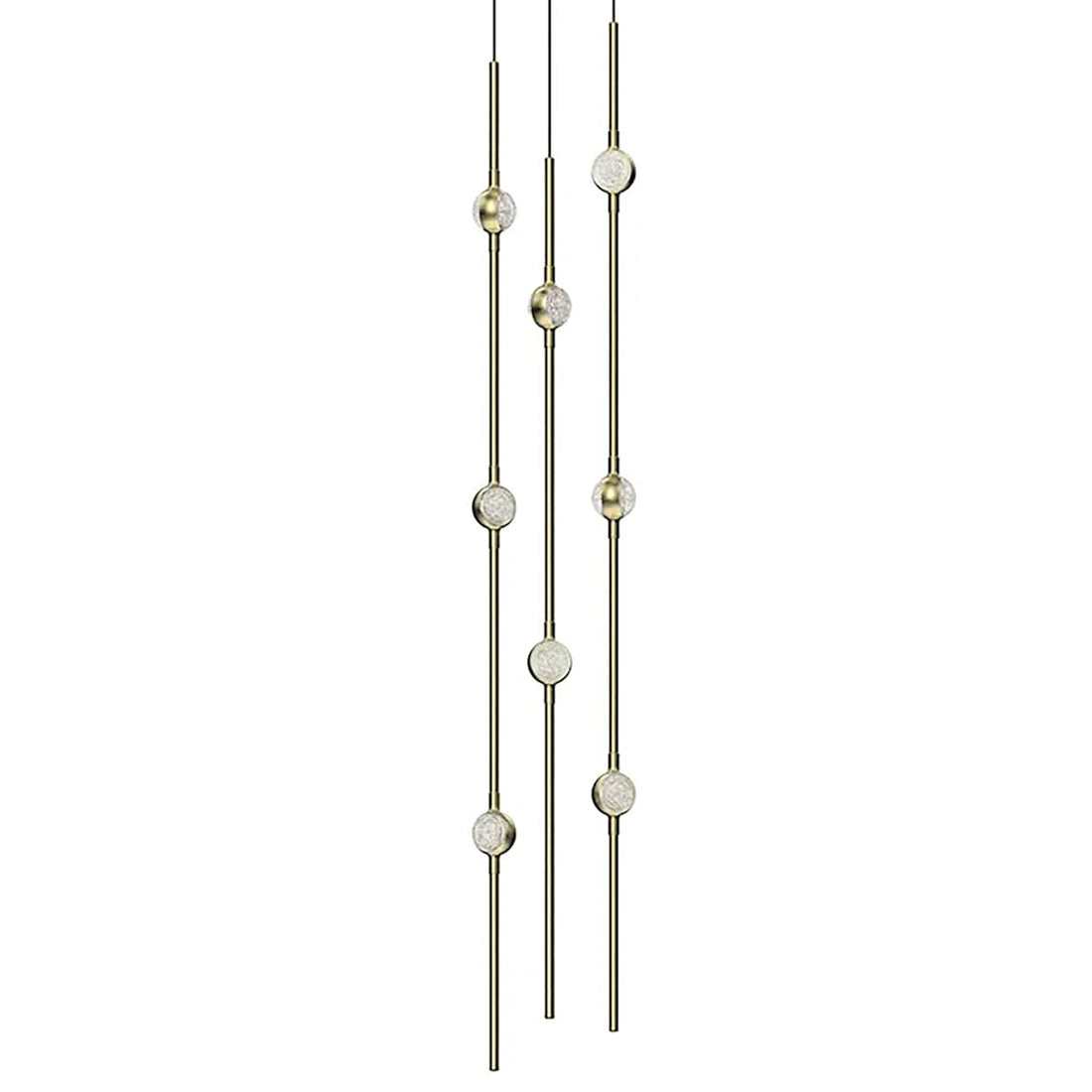 Sonne Constellation 6" Wide Beaded Chandelier - lampmodern