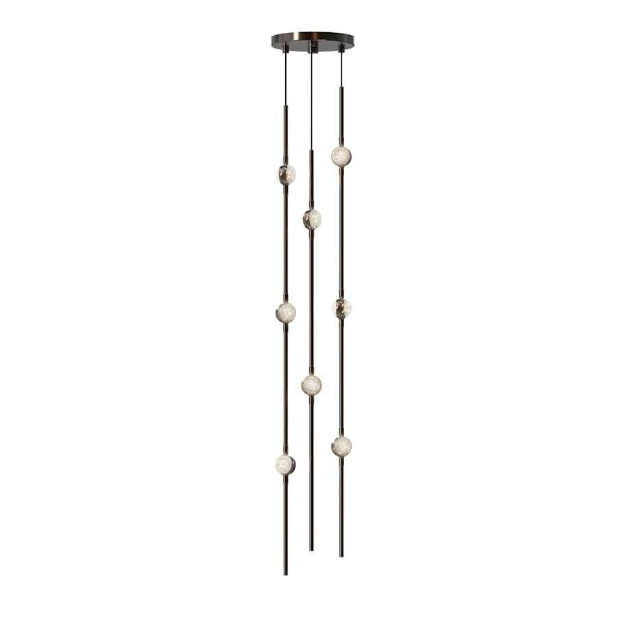Sonne Constellation 6" Wide Beaded Chandelier - lampmodern