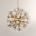Spherical Twelve - Light Quartz Chandelier - lampmodern