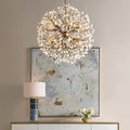 Spherical Twelve - Light Quartz Chandelier - lampmodern