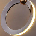 Staircase Lighting Chandelier LED Ring Cluster Rotating Ceiling Light - lampmodern