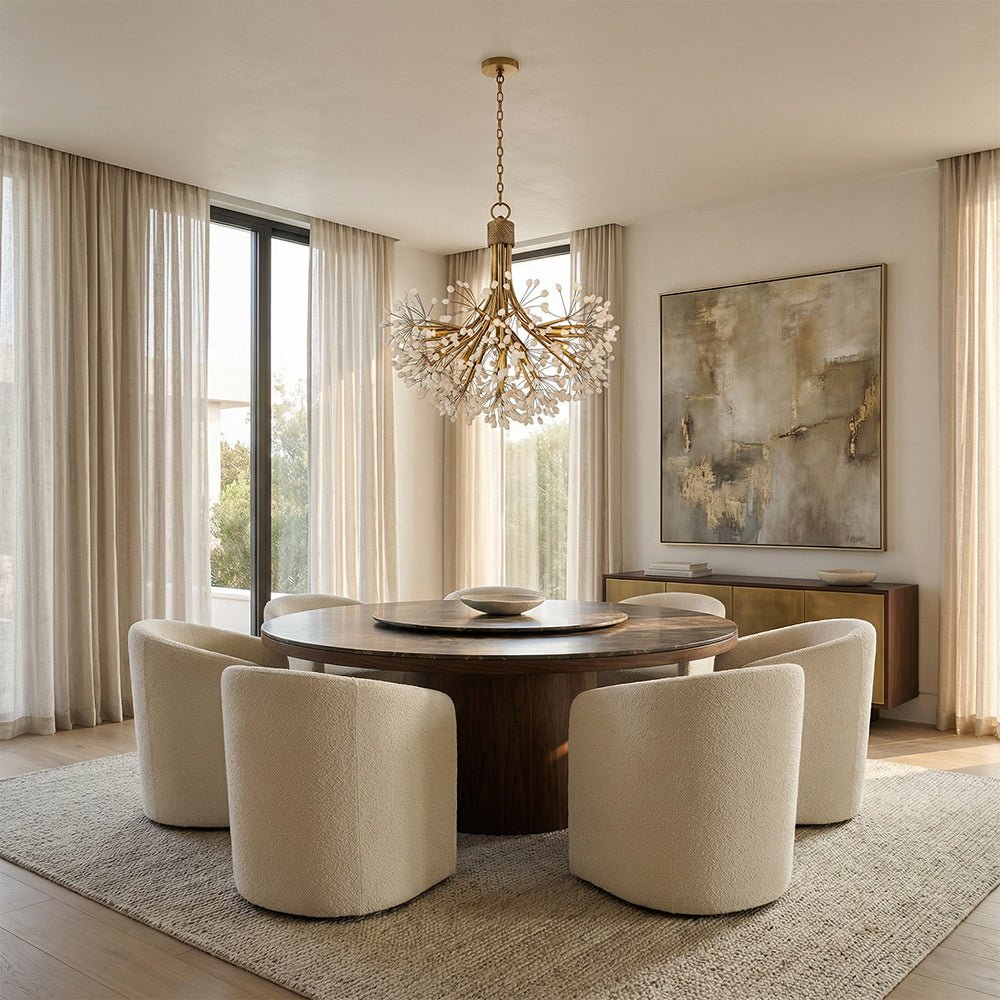 Stone Quartz Nine - Light Chandelier - lampmodern