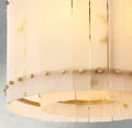 Sun Merca Alabaster Round Chandelier 22