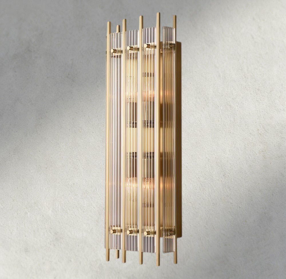 Sun Merca Grand Rectangular Sconce - lampmodern