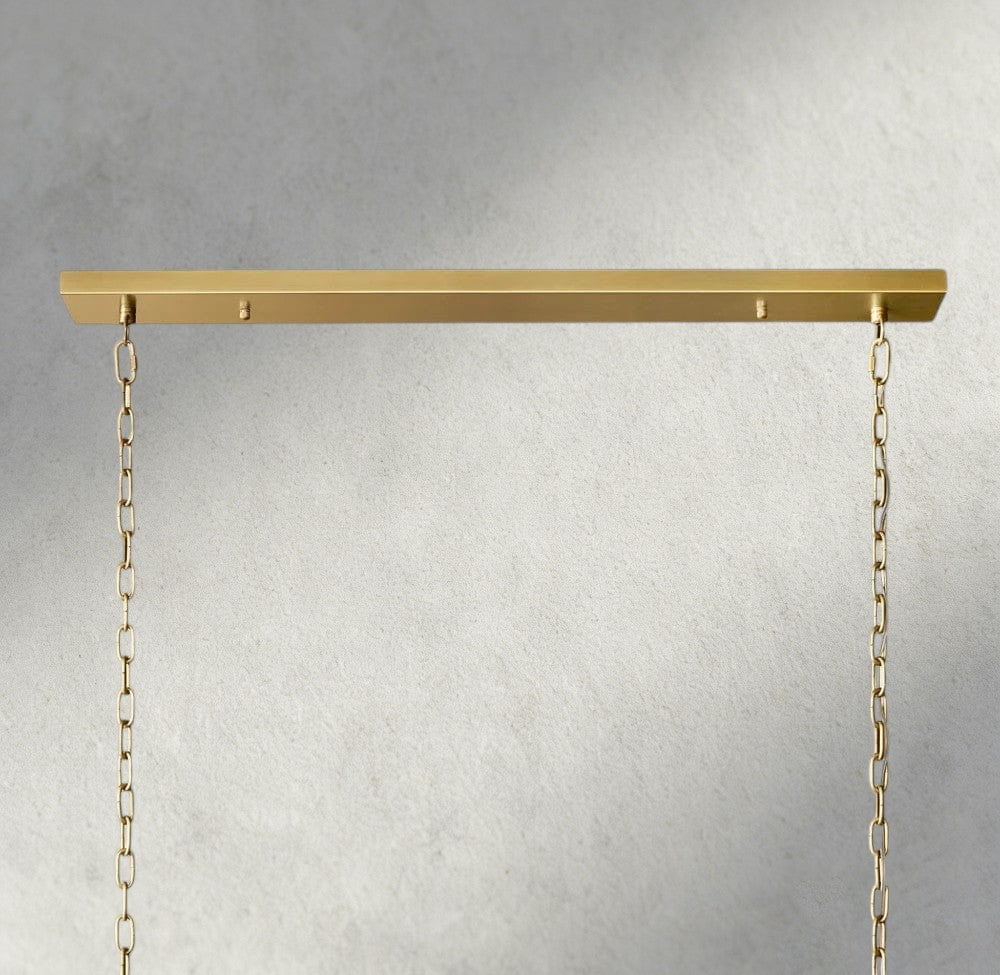 Sun Merca Rectangular Chandelier 54", 72" - lampmodern