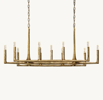 Thadrian Linear Chandelier 54" - lampmodern