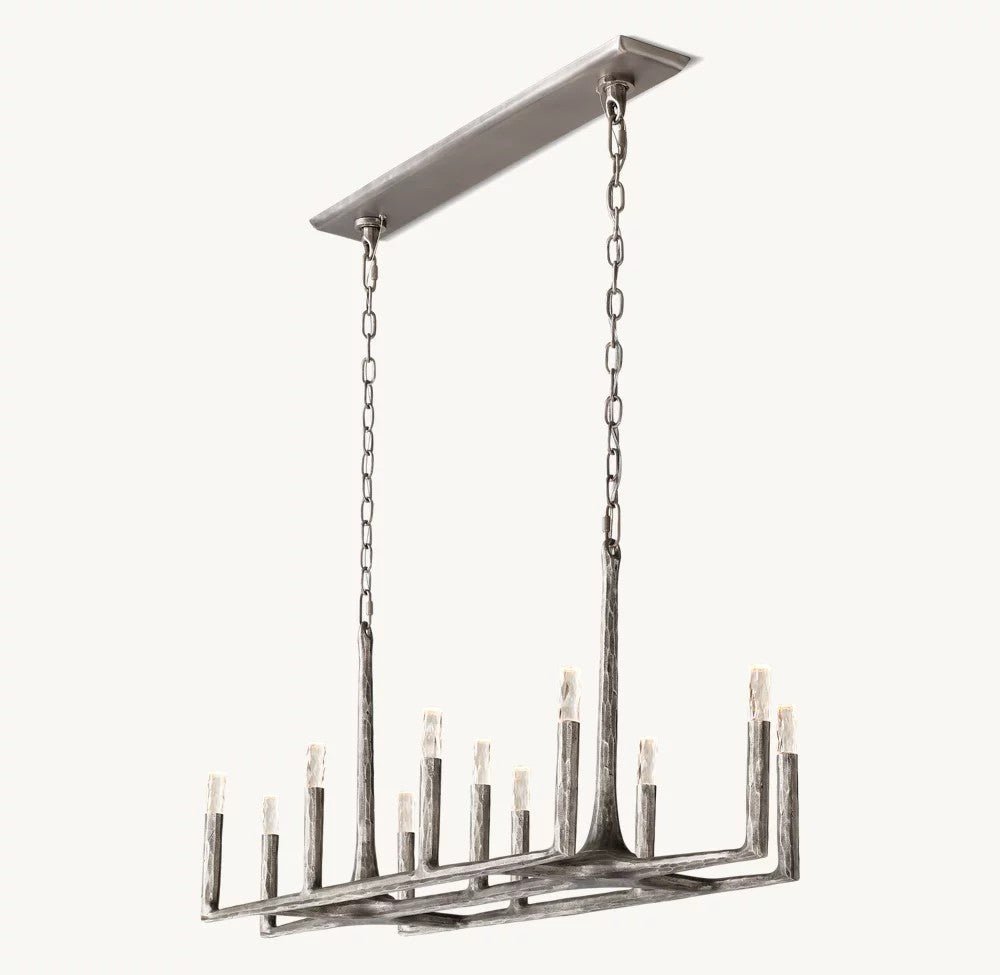 Thadrian Linear Chandelier 54" - lampmodern