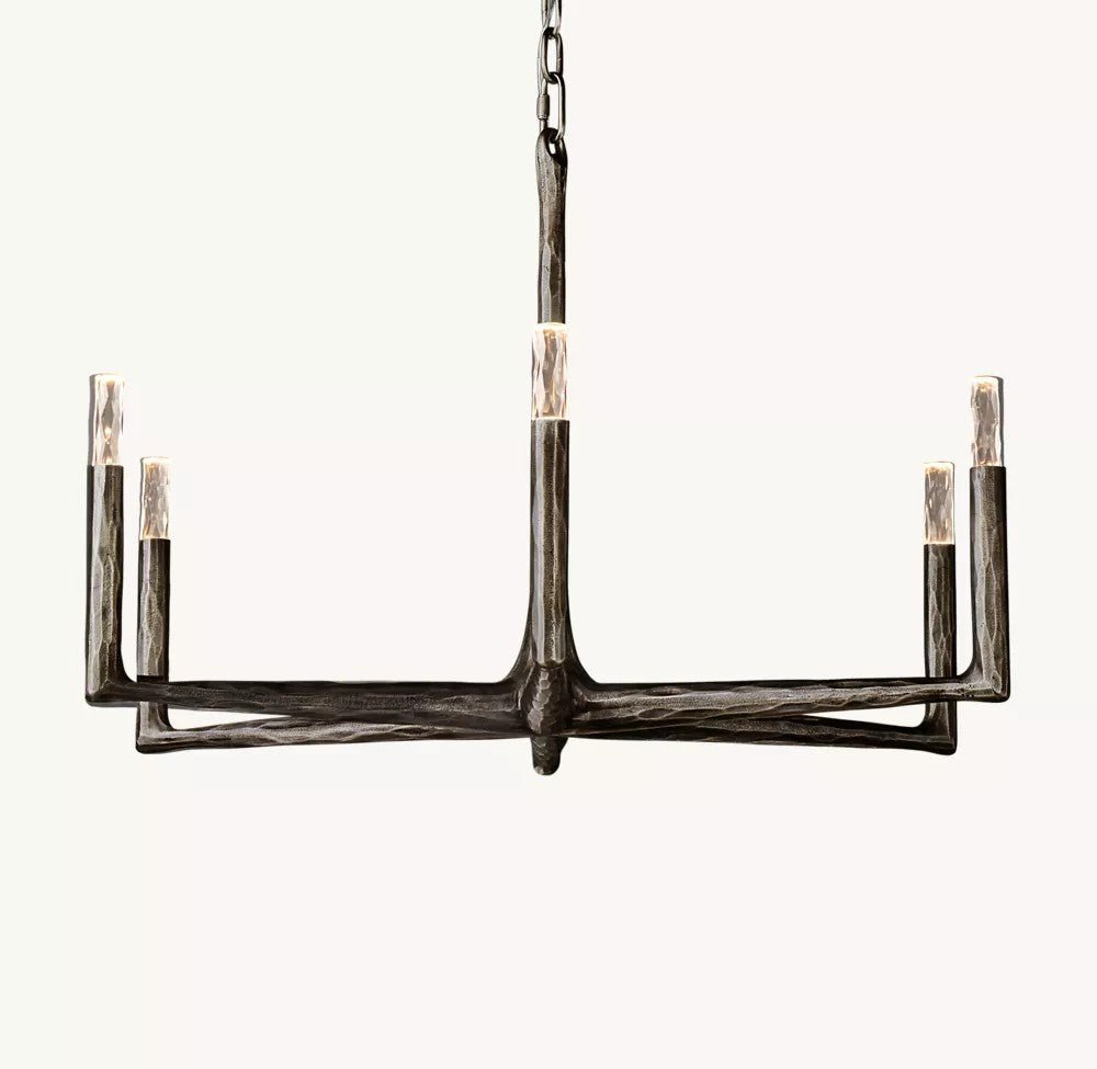 Thadrian Round Chandelier 36" - lampmodern