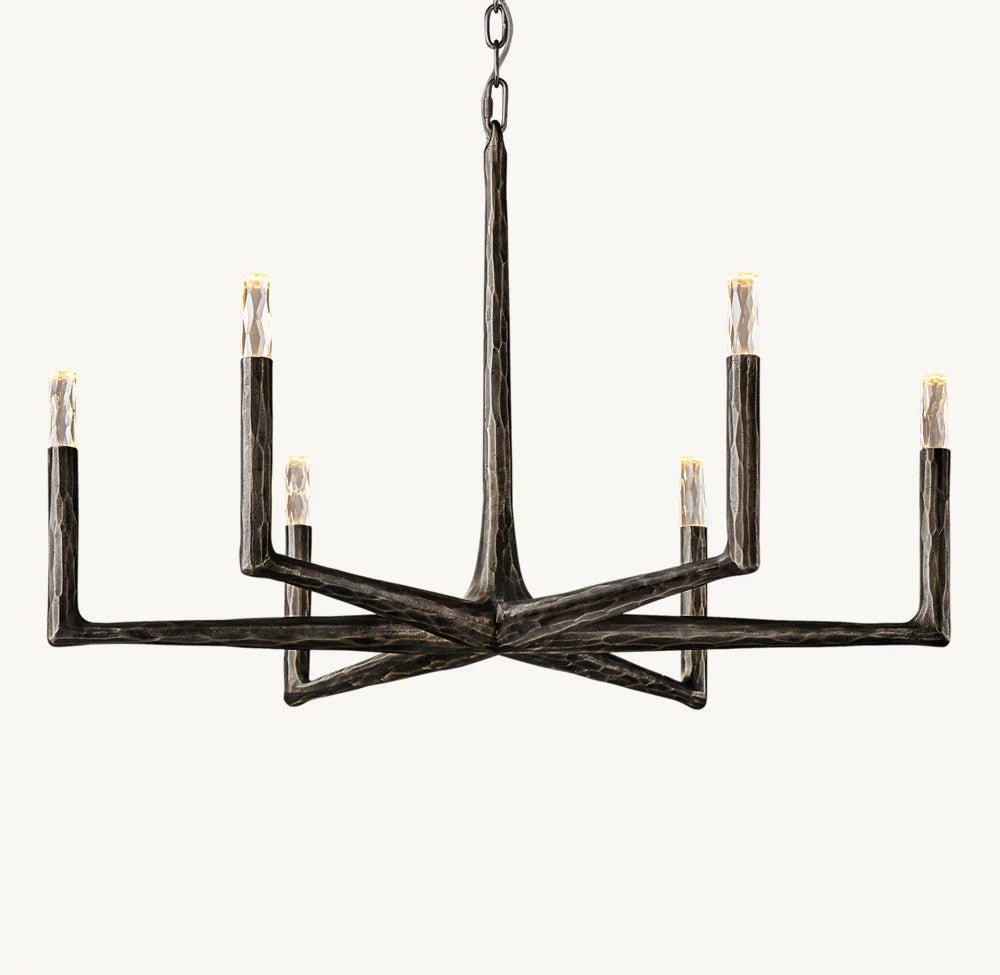 Thadrian Round Chandelier 36" - lampmodern
