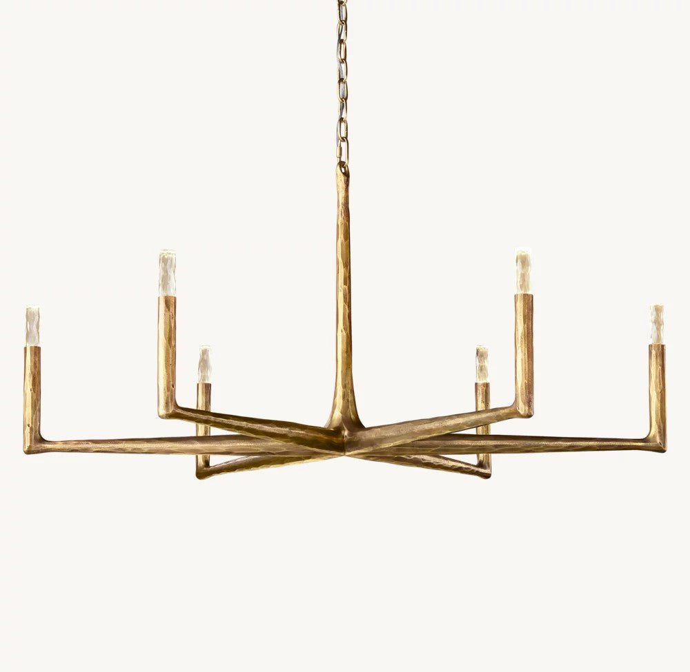 Thadrian Round Chandelier 48" - lampmodern