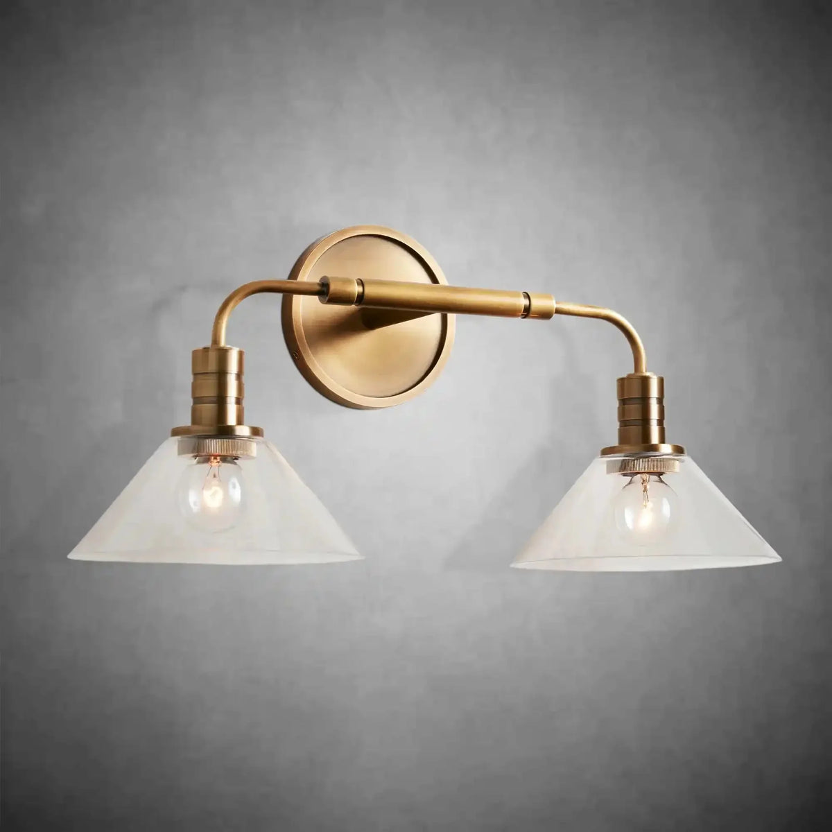 Theron Double Wall Sconce for Bedroom Hallway - lampmodern