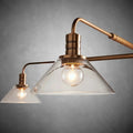 Theron Glass Round Chandelier 30'' 52'' - lampmodern