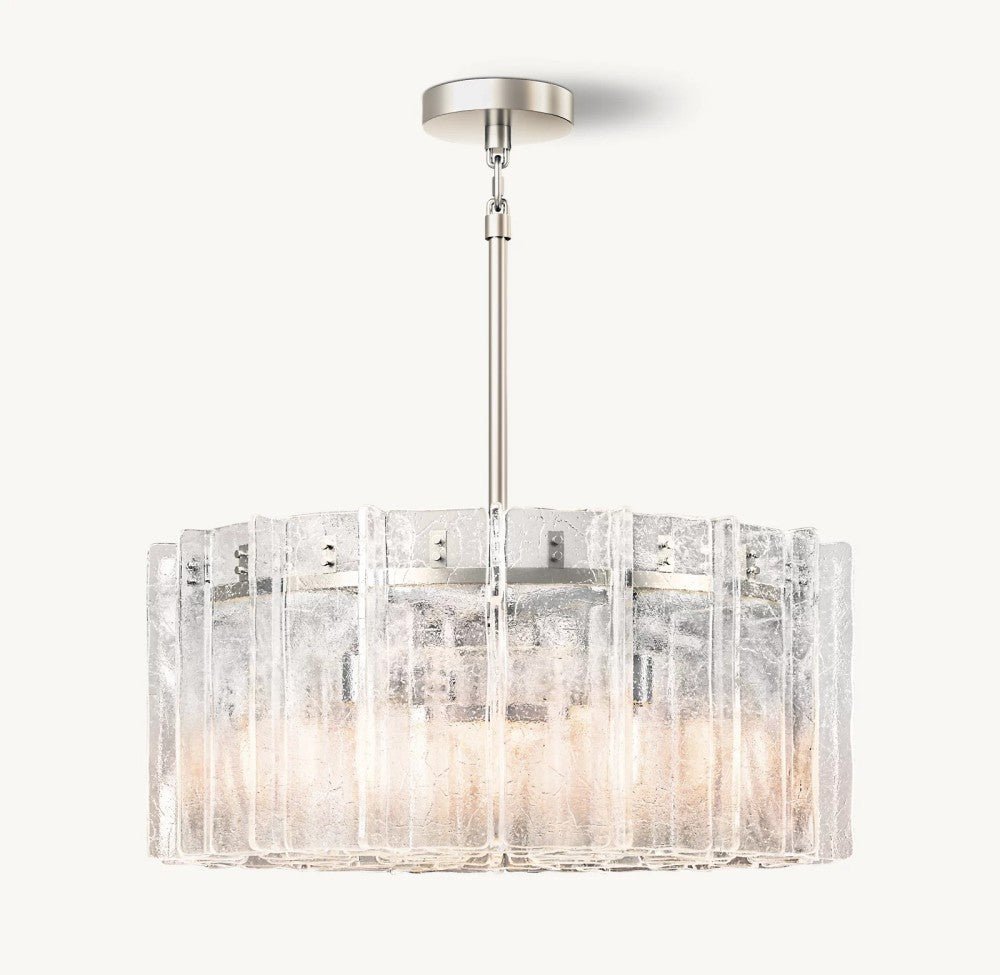 Trama Round Chandelier 37" - lampmodern