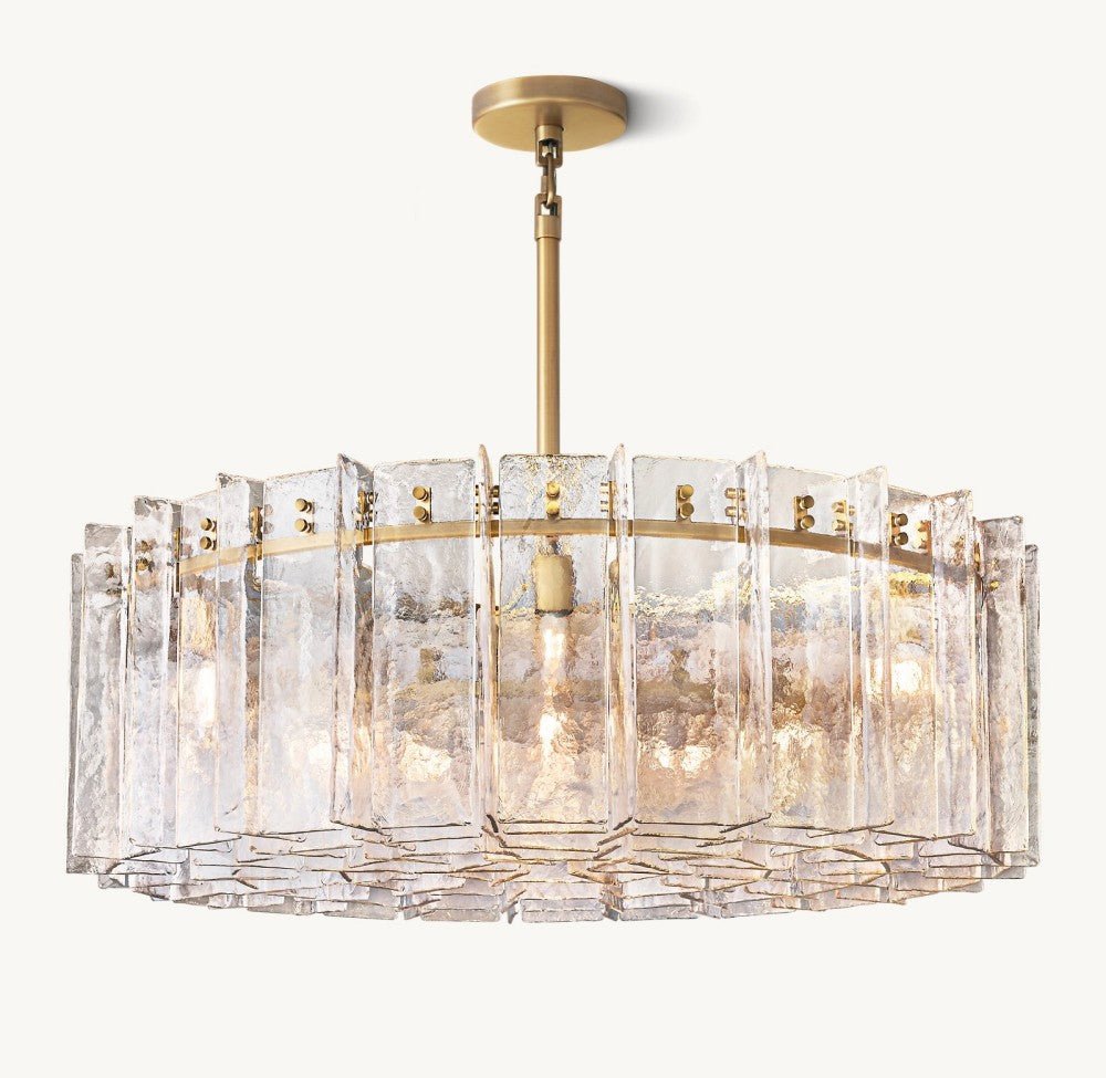 Trama Round Chandelier 48" - lampmodern