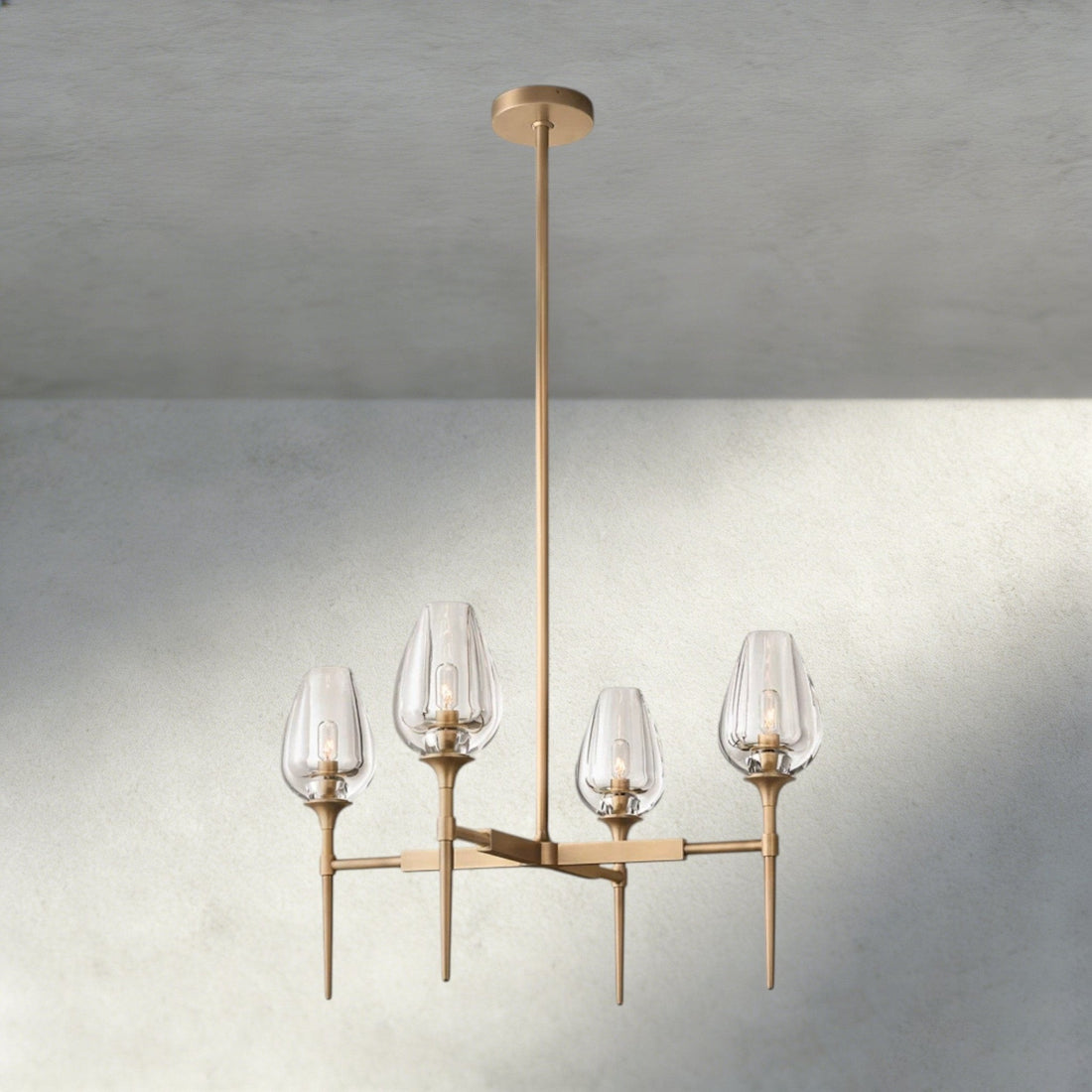 TULIP ROUND CHANDELIER 27", 42", 54" - lampmodern
