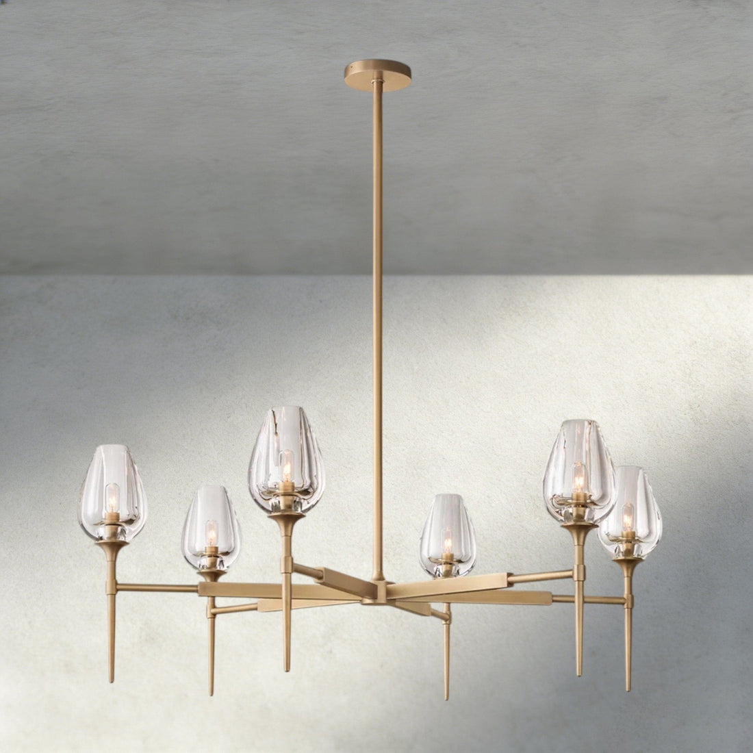 TULIP ROUND CHANDELIER 27", 42", 54" - lampmodern