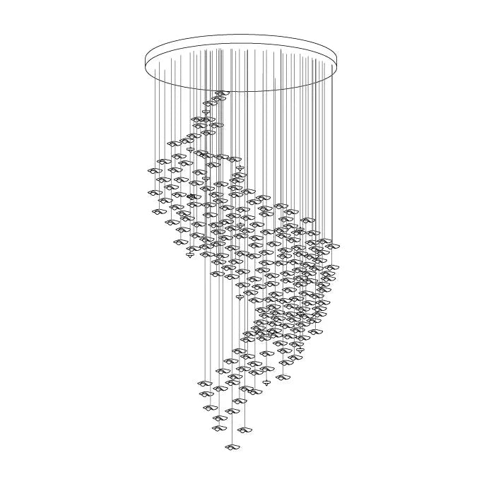 Veloria Fluid Chandelier - lampmodern