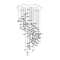 Veloria Fluid Chandelier - lampmodern