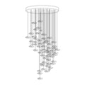 Veloria Fluid Chandelier - lampmodern