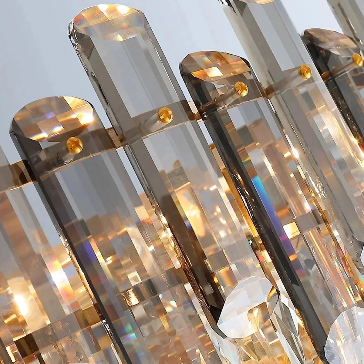 Venice 2 - Tier Crystal Chandelier - lampmodern