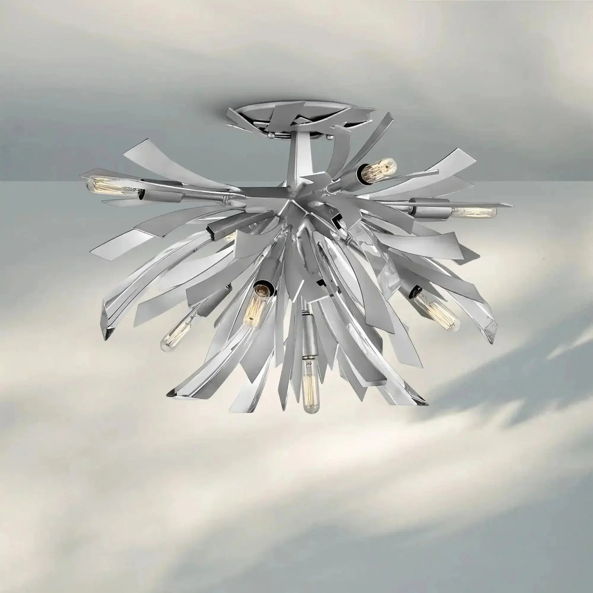 Vida Large Semi - Flush Mount - lampmodern