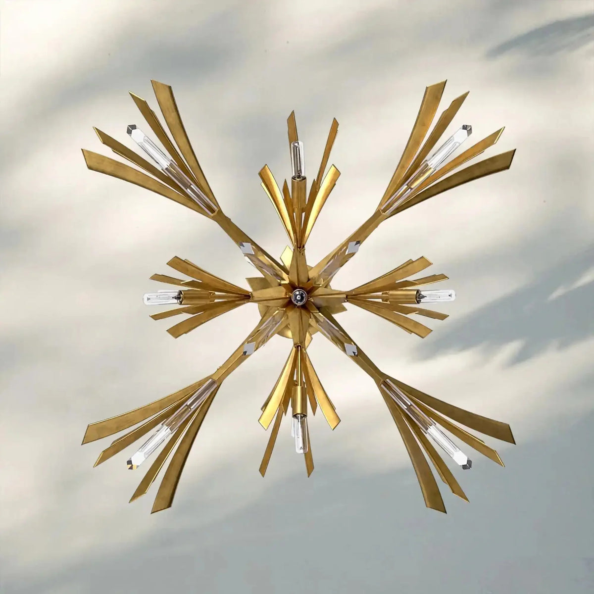 Vida Large Single Tier Chandelier - lampmodern