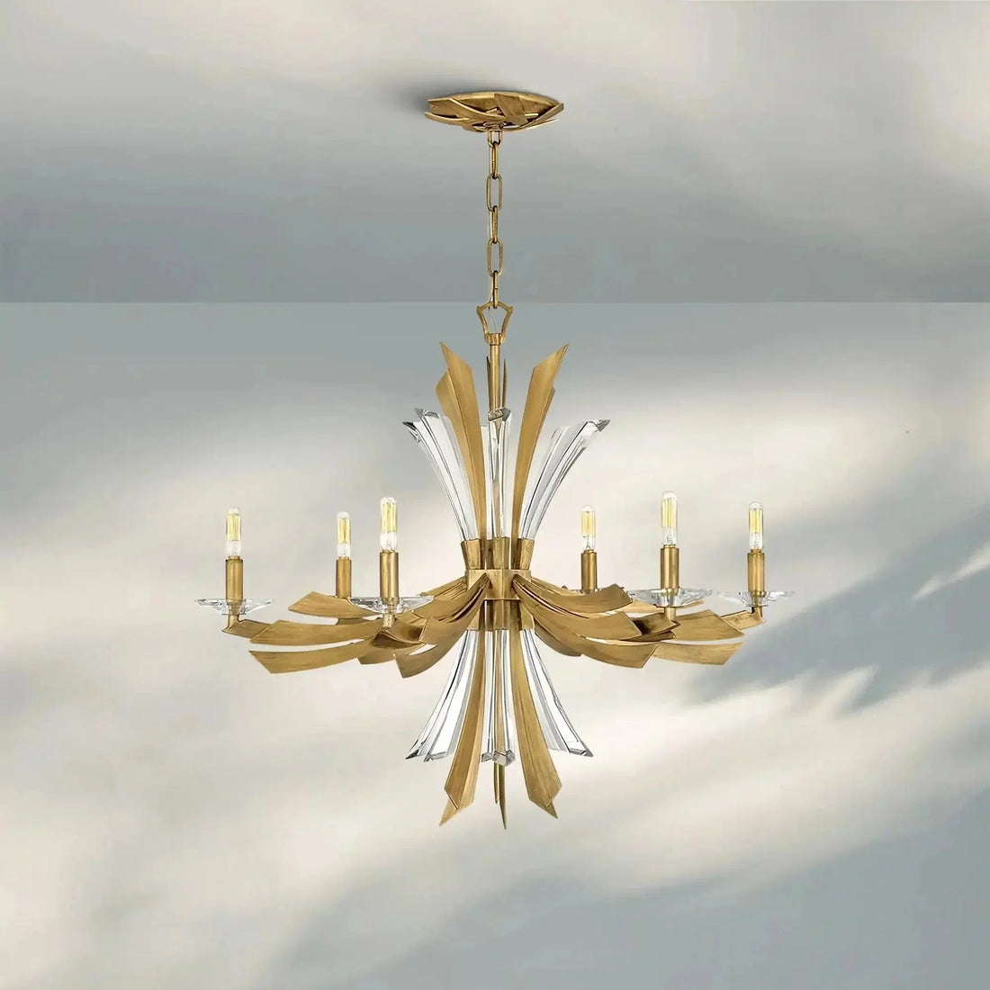Vida Medium Single Tier Chandelier - lampmodern