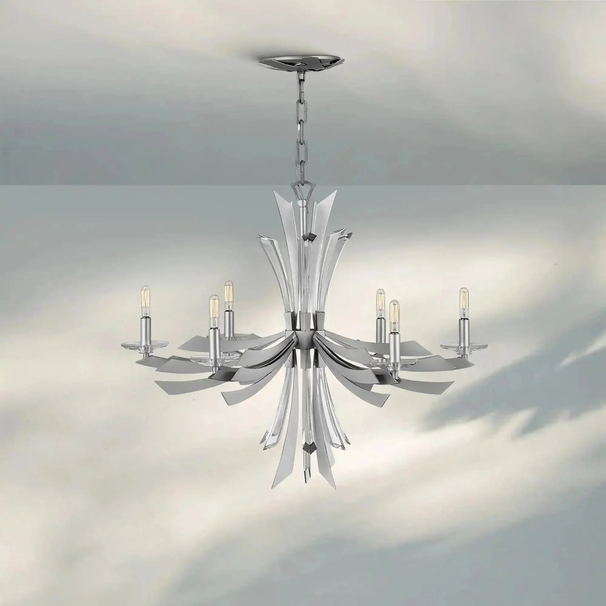 Vida Medium Single Tier Chandelier - lampmodern