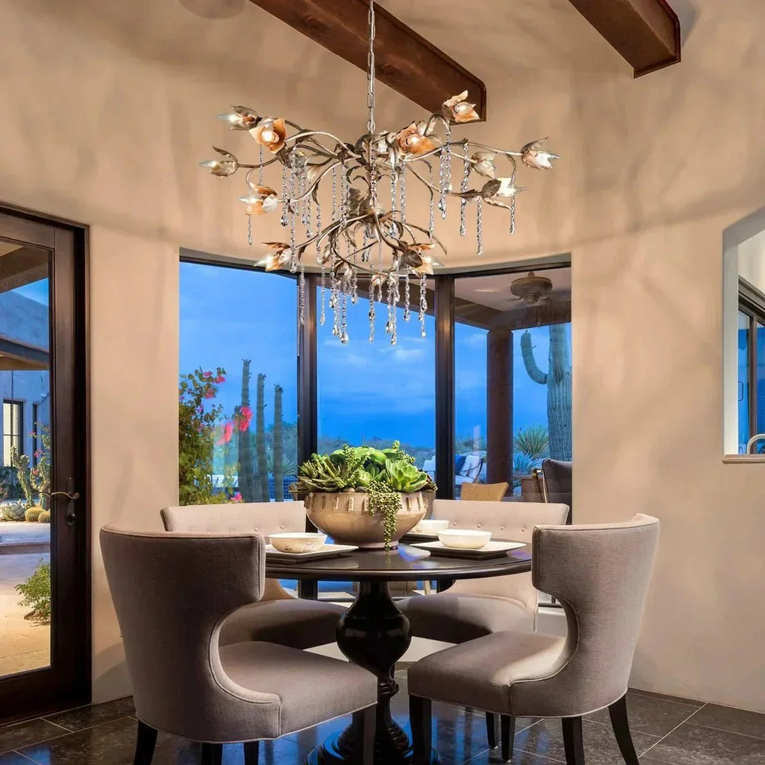 Viticcia Round Chandelier - lampmodern