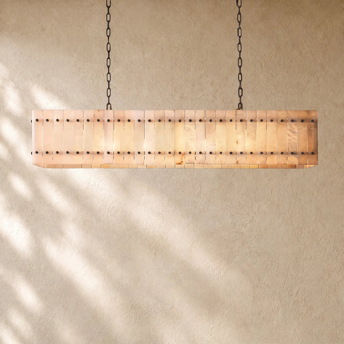 Santa Alabaster Linear Chandelier