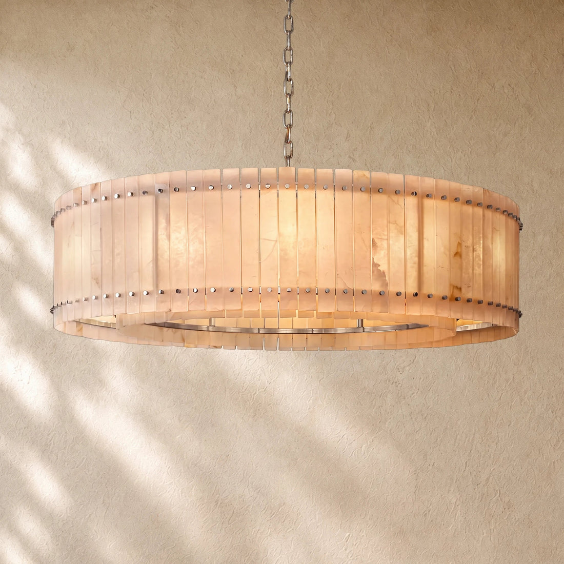 Santa Alabaster Round Chandelier