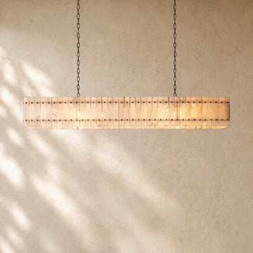 Santa Alabaster Linear Chandelier