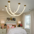 X - Pearl Necklace Chandelier - lampmodern