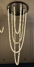 X - Pearl Necklace Chandelier - lampmodern