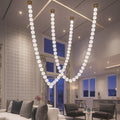 X - Pearl Necklace Chandelier - lampmodern