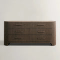Astor Six Drawer Dresser - Lamp Modern